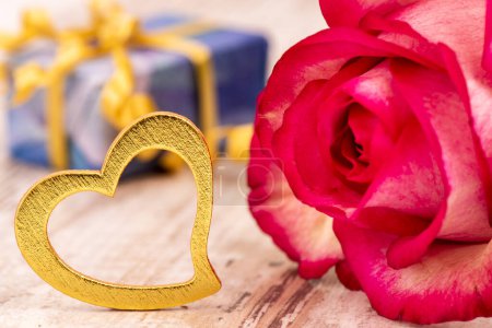 Photo for Romantic still life for valentine`s day - Royalty Free Image