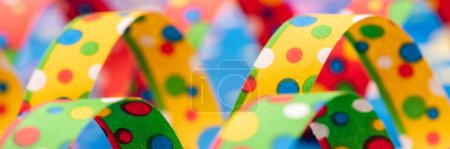 Foto de Colourful confetti streamer at party - Imagen libre de derechos