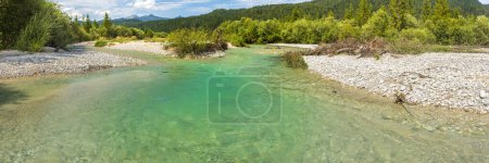 Photo for Panoramic landscape with wild river in canyon - Royalty Free Image