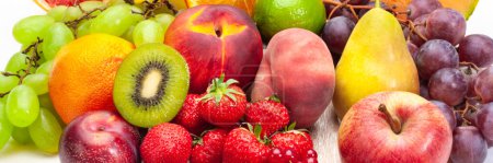 Téléchargez les photos : Fruits frais et sains mélangés - en image libre de droit