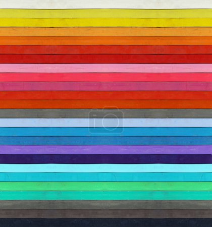 Foto de Gama de colores macro detalle de los pasteles de colores - Imagen libre de derechos