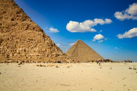 Photo for Beautiful landscape with the Great Pyramid in Giza, Egypt - Royalty Free Image
