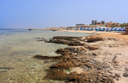 Photo for Sunny beach in Marsa Alam, Egypt - Royalty Free Image