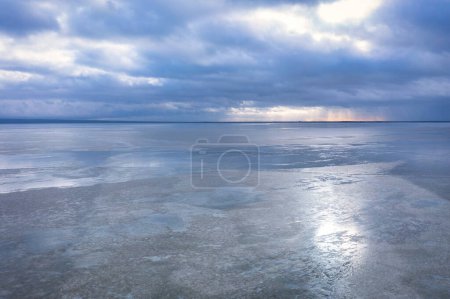Foto de Paisaje de la Escupida de Vístula junto al Mar Báltico. Polonia - Imagen libre de derechos