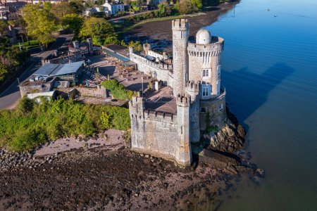 Photo for Blackrock Castle and observarory in Cork at sunny day, Ireland - Royalty Free Image