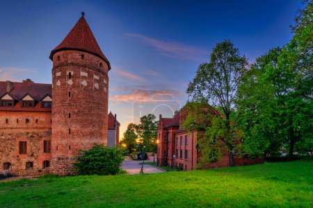 Die Teutonische Burg in Bytow, eine ehemalige Festung der pommerschen Herzöge. Polen