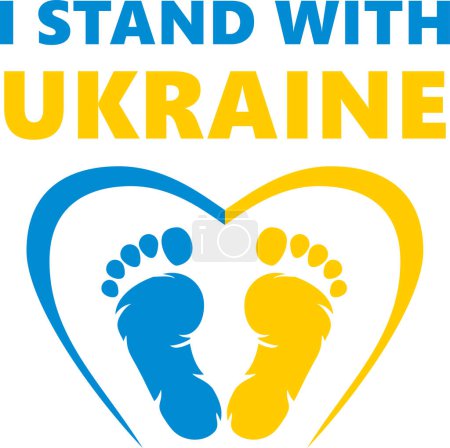 Photo for I stand with Ukraine - Royalty Free Image