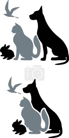 Illustration for Logo for a pet store - Royalty Free Image