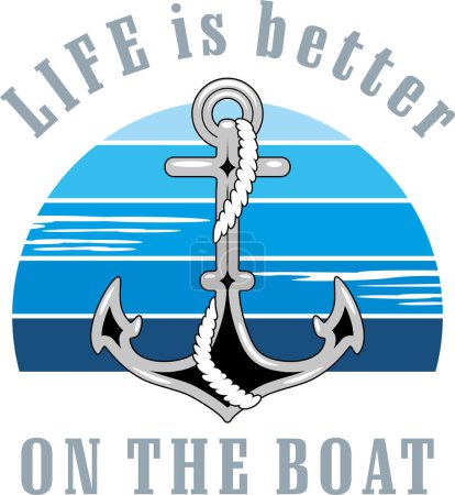 Photo for Life is better on the boat - Royalty Free Image