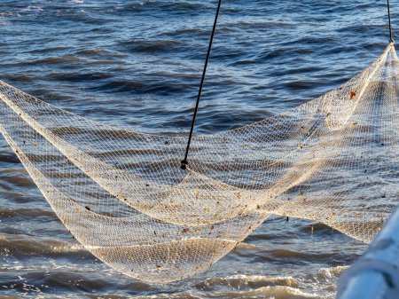 Téléchargez les photos : Filets de pêche dans l'infrastructure appelée TRABUCCO en langue italienne la mer Adriatique dans le sud de l'Europe - en image libre de droit