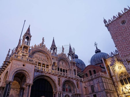 View of St. Mark's Cathedral or San Marco Basilica