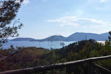 very nice view of la spezia gulf take from a hill
