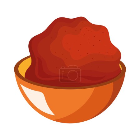 Illustration for Peanut Chikki lohri food icon - Royalty Free Image