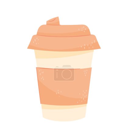 Ilustración de Bebida de café en el icono de olla - Imagen libre de derechos