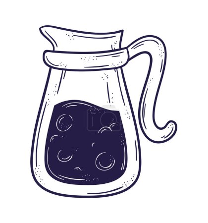 Téléchargez les illustrations : Coffee in jar utensil icon - en licence libre de droit