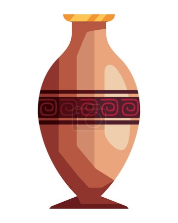 Illustration for Greek culture vase art icon - Royalty Free Image