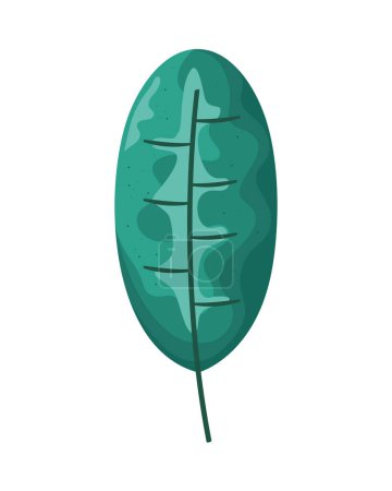 Ilustración de Hoja follaje planta naturaleza icono - Imagen libre de derechos