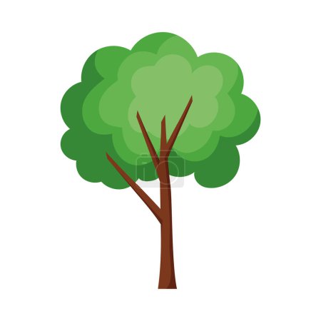 Illustration for Garden tree plant forest nature icon - Royalty Free Image