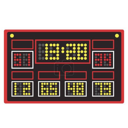 Photo for Sports scoreboard equipment isolated icon - Royalty Free Image
