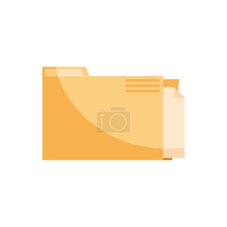 Illustration for Folder file documents data icon - Royalty Free Image