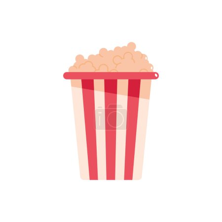 Ilustración de Cinema pop corn food icon - Imagen libre de derechos