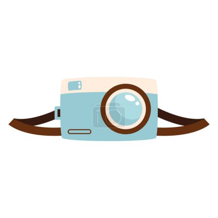 Illustration for Camera photographic device technology icon - Royalty Free Image