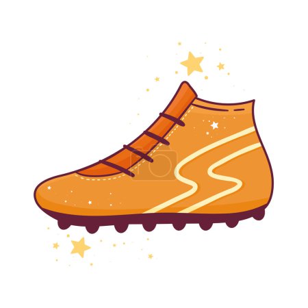 Illustration for Tennis shoes sport equipment icon - Royalty Free Image