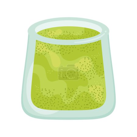 Illustration for Tea drink in glass icon - Royalty Free Image