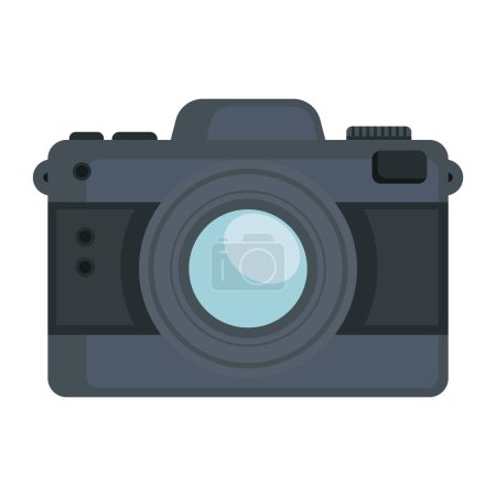 Téléchargez les illustrations : Appareil photo icône de la technologie appareil photographique - en licence libre de droit