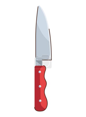 Téléchargez les illustrations : Knife grill cutlery equipment icon - en licence libre de droit