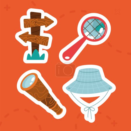 Illustration for You are here set icons - Royalty Free Image