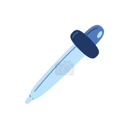 Illustration for Ink dropper supply icon isolated - Royalty Free Image