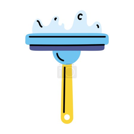 Ilustración de Windows cleaner house keeping tool icon - Imagen libre de derechos