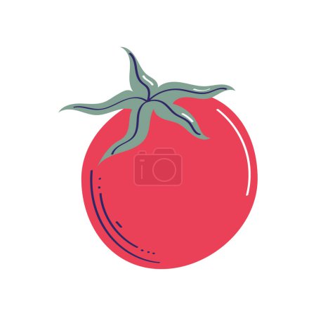 Téléchargez les illustrations : Tomates fraîches légumes aliments sains - en licence libre de droit
