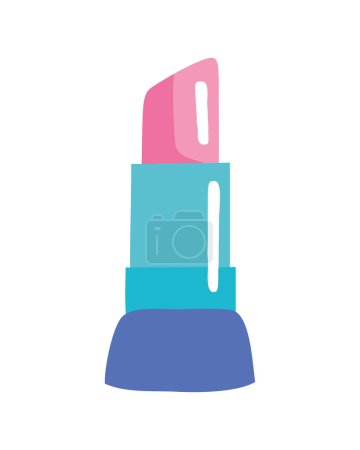 Ilustración de Lápiz labial maquillaje estilo retro icono - Imagen libre de derechos