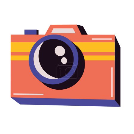 Téléchargez les illustrations : Appareil photo icône de la technologie appareil photographique - en licence libre de droit