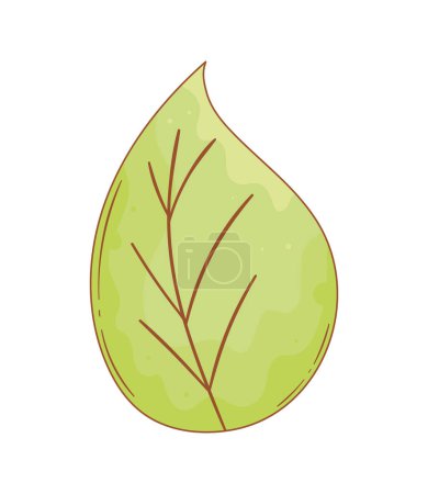 Téléchargez les illustrations : Leaf plant foliage nature icon - en licence libre de droit
