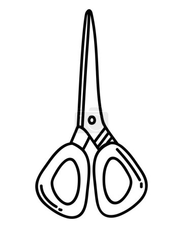 Ilustración de Tijera mango herramienta aislado icono - Imagen libre de derechos
