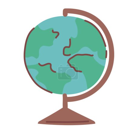 Téléchargez les illustrations : Carte du monde icône d'approvisionnement - en licence libre de droit