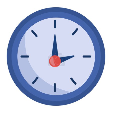 Illustration for Modern clock deadline countdown icon isolated - Royalty Free Image
