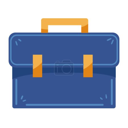 Illustration for Business bag icon on white background - Royalty Free Image
