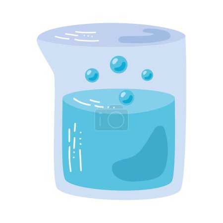 Illustration for Blue icon swims in underwater wave isolated - Royalty Free Image