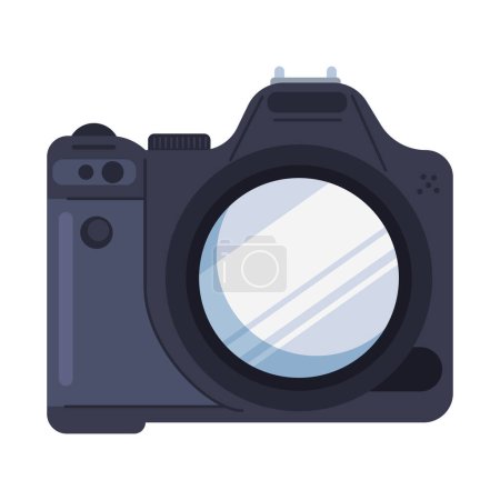 Ilustración de Icono de equipo fotográfico moderno aislado - Imagen libre de derechos