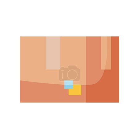 Illustration for Delivery box carton packing icon - Royalty Free Image