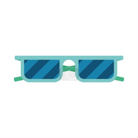 Ilustración de Gafas de sol de verano icono accesorio óptico - Imagen libre de derechos