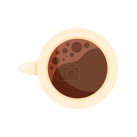 Ilustración de Diseño de taza de café sobre blanco - Imagen libre de derechos