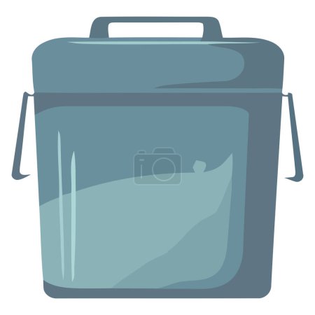 Ilustración de Viaje con equipaje y equipo sobre blanco - Imagen libre de derechos