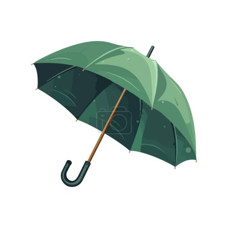Illustration for Raindrop icon symbolizes wet weather in autumn icon isolated - Royalty Free Image
