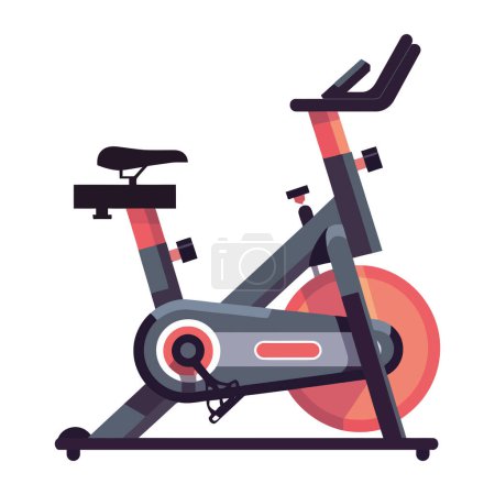 Illustration for Athlete cycling design over white - Royalty Free Image