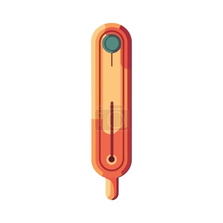 Illustration for Thermometer design illustration over white - Royalty Free Image